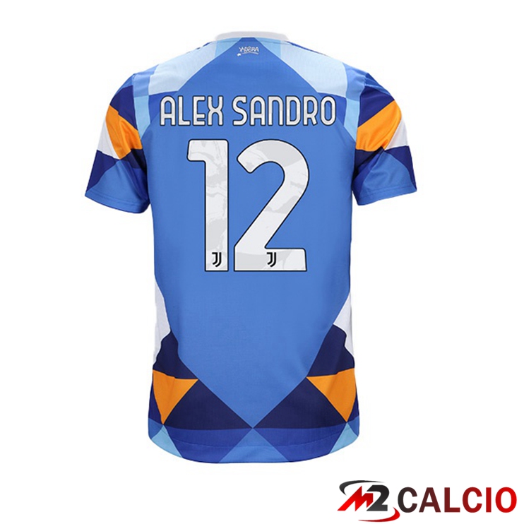 Maglie Calcio Juventus (ALEX SANDRO 12) Fourth Blu 2021/2022