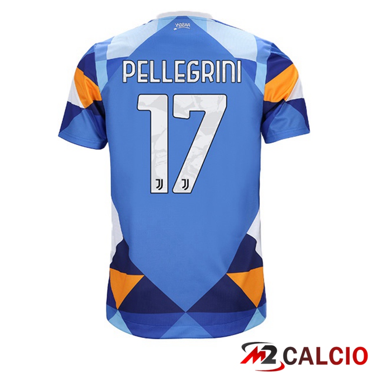 Maglie Calcio Juventus (PELLEGRINI 17) Fourth Blu 2021/2022
