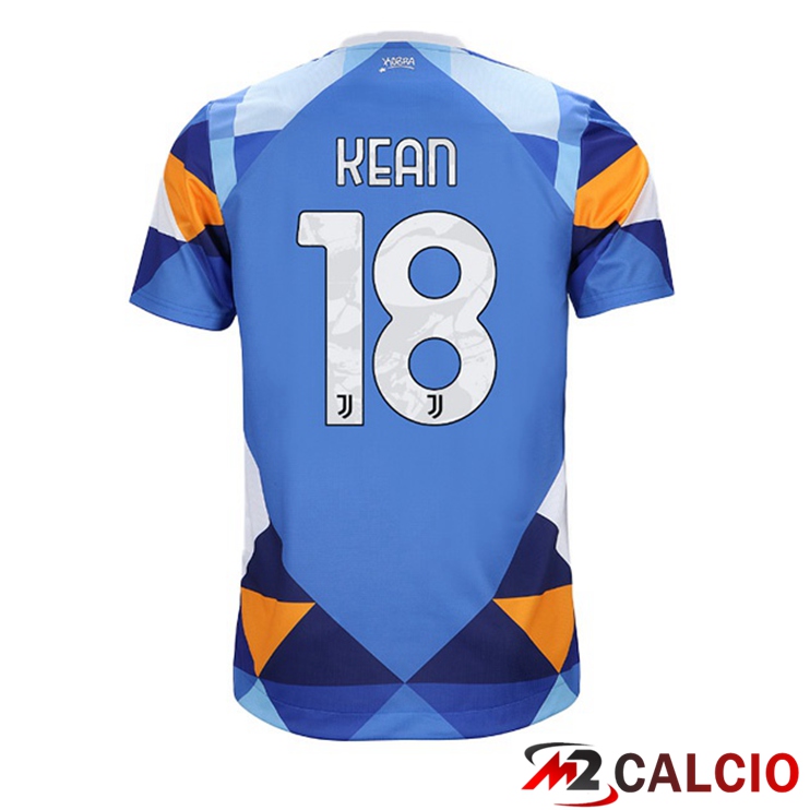 Maglie Calcio Juventus (KEAN 18) Fourth Blu 2021/2022