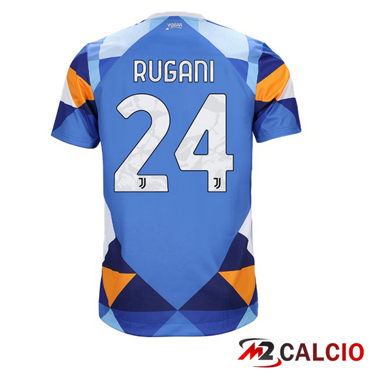 Maglie Calcio Juventus (RUGANI 24) Fourth Blu 2021/2022