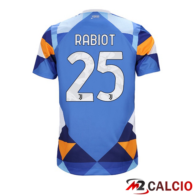 Maglie Calcio Juventus (RABIOT 25) Fourth Blu 2021/2022