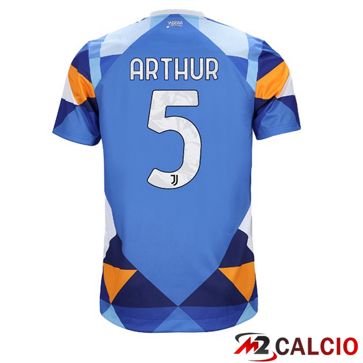Maglie Calcio Juventus (ARTHUR 5) Fourth Blu 2021/2022
