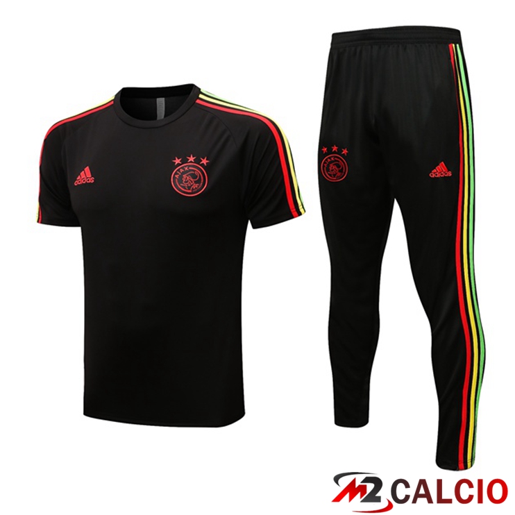 Insieme T Shirt Allenamento AFC Ajax + Pantaloni Nero 2022/2023