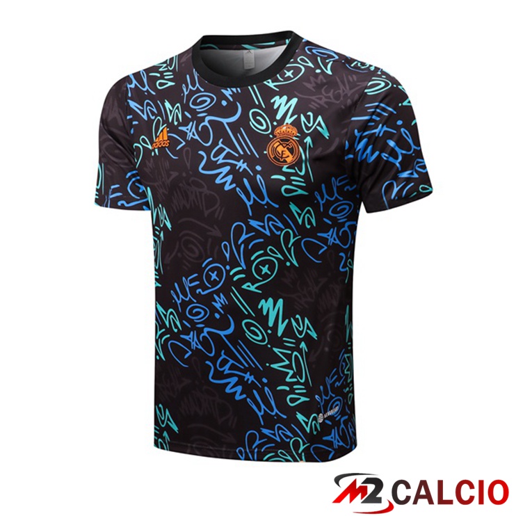 T Shirt Allenamento Real Madrid Blu Nero 2022/2023