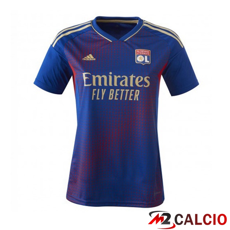 Maglie Calcio Lyon OL Donna Fourth Blu 2022/2023