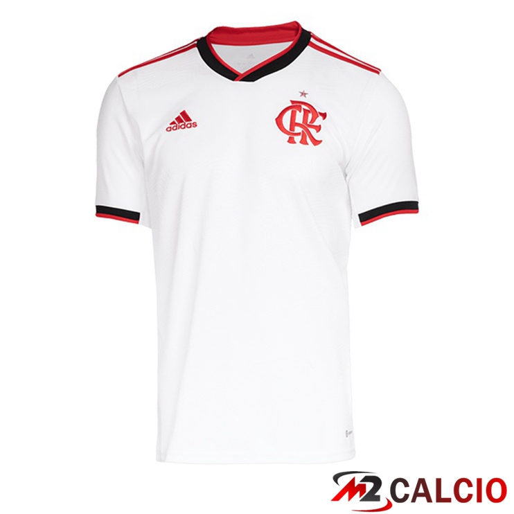 Maglie Calcio Flamengo Seconda Bianco 2022/2023