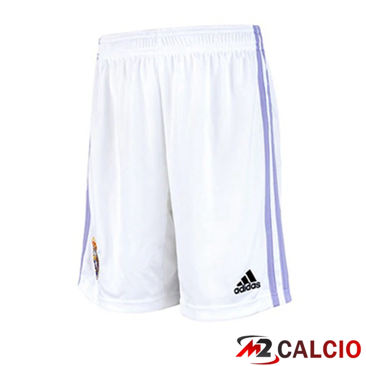 Pantaloncini Calcio Real Madrid Prima Bianco 2022/2023