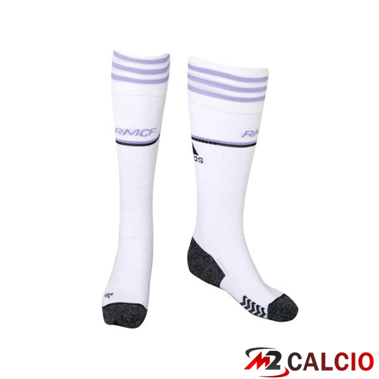 Calzini Calcio Real Madrid Prima Bianco 2022/2023