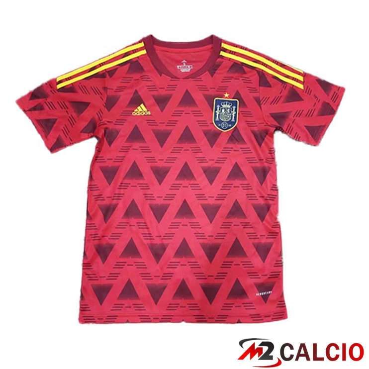 Maglia Nazionale Spagna Prima Rosso Version Leak Coppa Del Mondo 2022