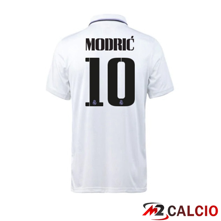 Maglie Calcio Real Madrid (Modrić 10) Prima Bianco 2022/2023