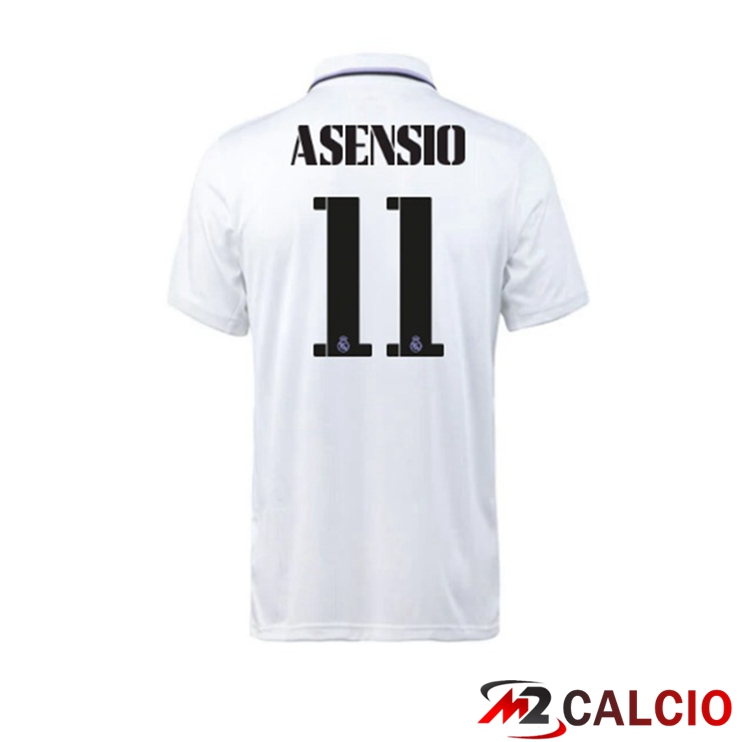 Maglie Calcio Real Madrid (Asensio 11) Prima Bianco 2022/2023