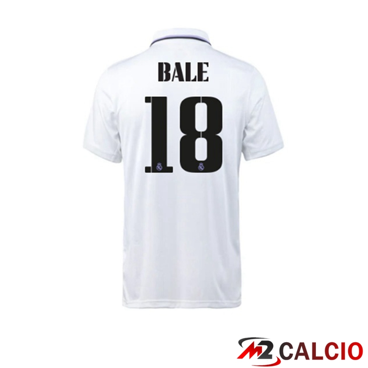 Maglie Calcio Real Madrid (Bale 18) Prima Bianco 2022/2023