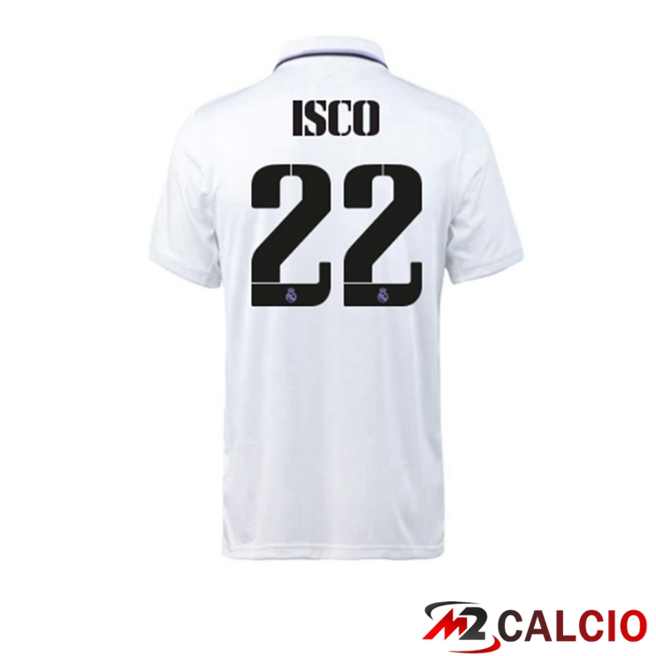 Maglie Calcio Real Madrid (Isco 22) Prima Bianco 2022/2023