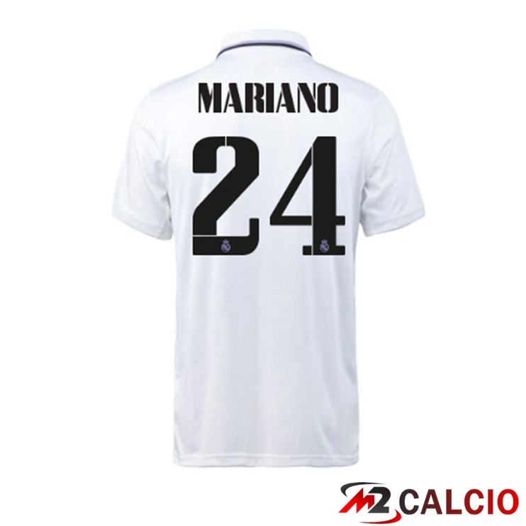 Maglie Calcio Real Madrid (Mariano 24) Prima Bianco 2022/2023