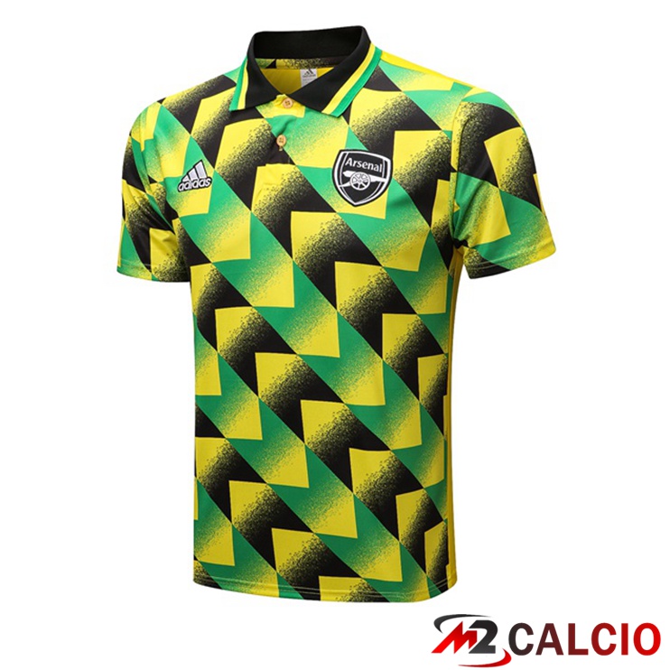 Maglia Polo Arsenal Verde Nero 2022/2023
