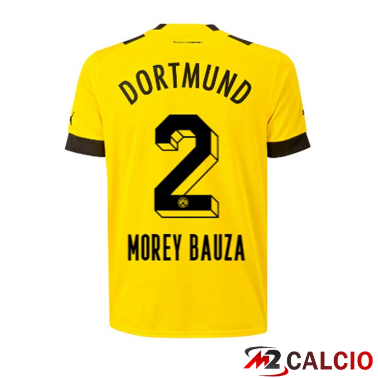 Maglie Calcio Dortmund BVB (Morey Bauza 2) Prima Giallo 2022/2023