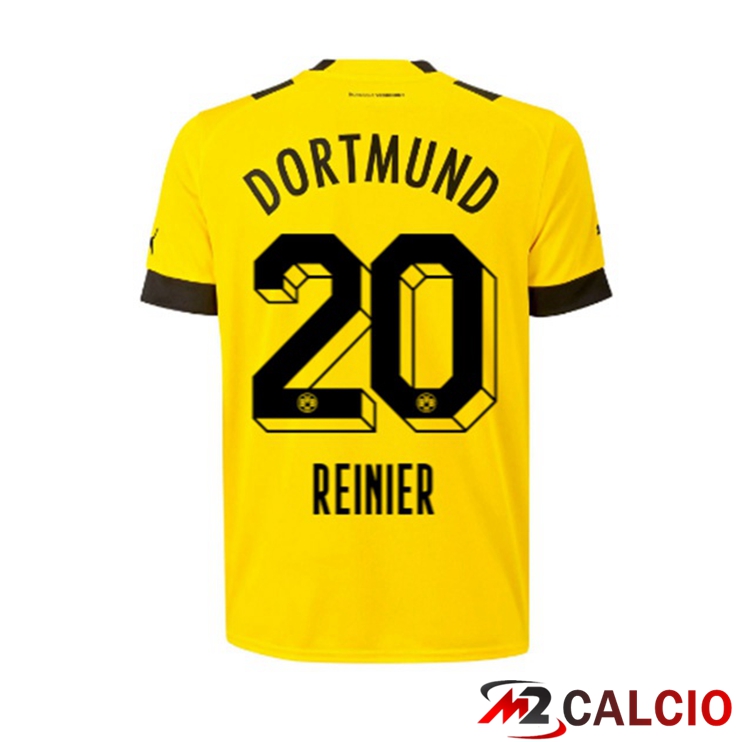 Maglie Calcio Dortmund BVB (Reinier 20) Prima Giallo 2022/2023