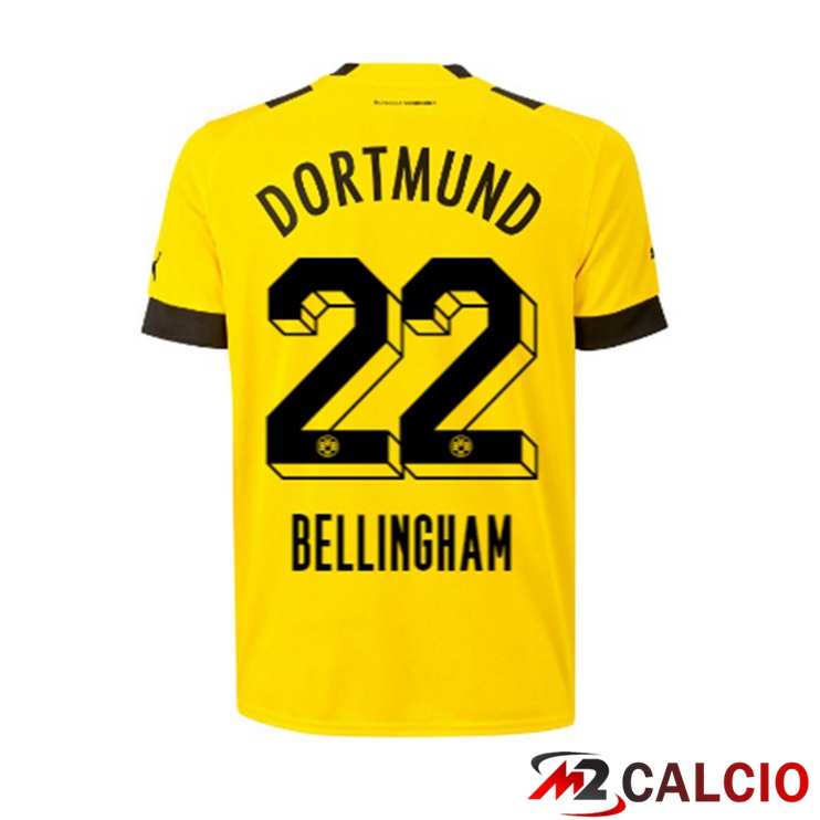 Maglie Calcio Dortmund BVB (Bellingham 22) Prima Giallo 2022/2023
