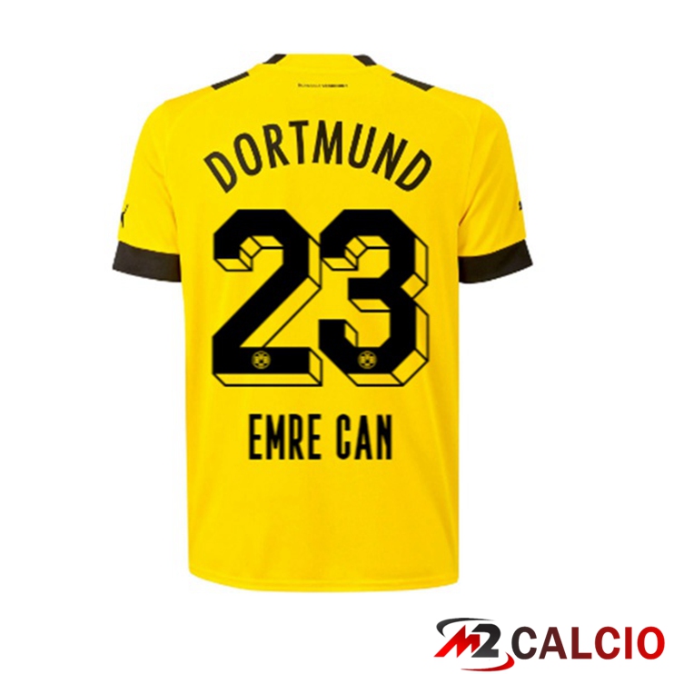 Maglie Calcio Dortmund BVB (Emre Can 23) Prima Giallo 2022/2023