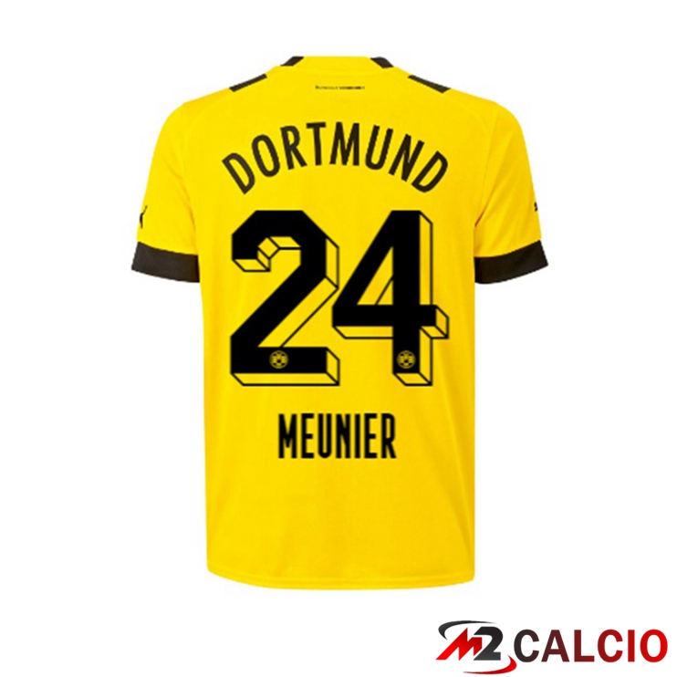 Maglie Calcio Dortmund BVB (Meunier 24) Prima Giallo 2022/2023