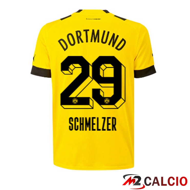 Maglie Calcio Dortmund BVB (Schmelzer 29) Prima Giallo 2022/2023