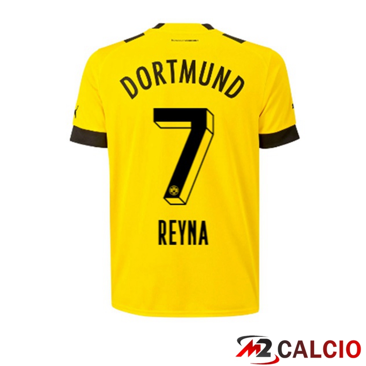 Maglie Calcio Dortmund BVB (Reyna 7) Prima Giallo 2022/2023