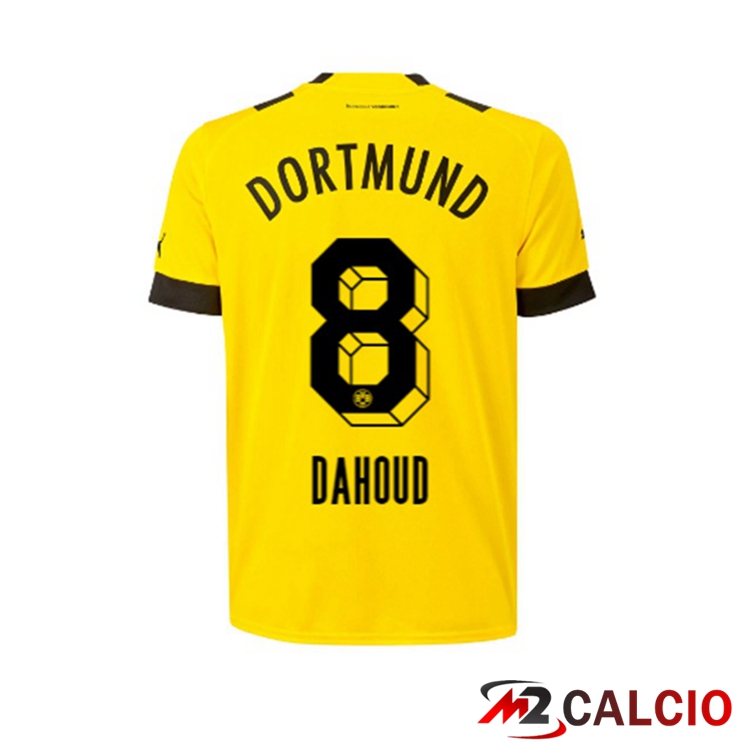 Maglie Calcio Dortmund BVB (Dahoud 8) Prima Giallo 2022/2023
