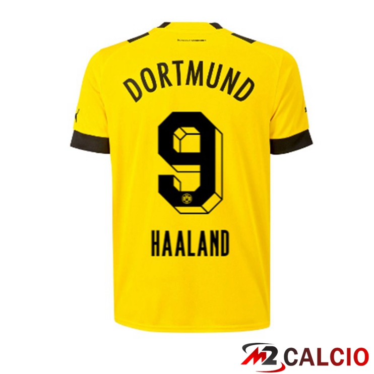 Maglie Calcio Dortmund BVB (Haaland 9) Prima Giallo 2022/2023