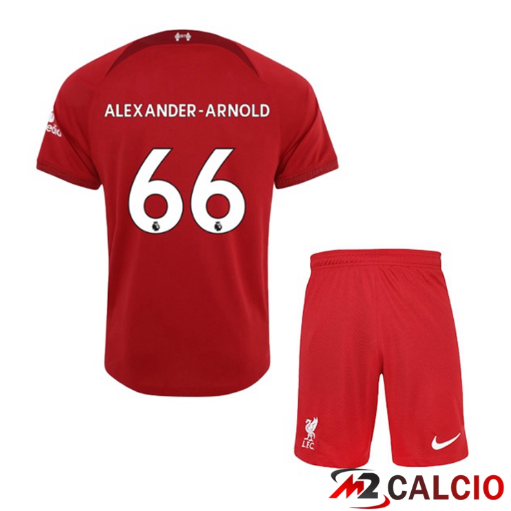 Maglie Calcio FC Liverpool (ALEXANDER-ARNOLD 66) Bambino Prima Rosso 2022/2023