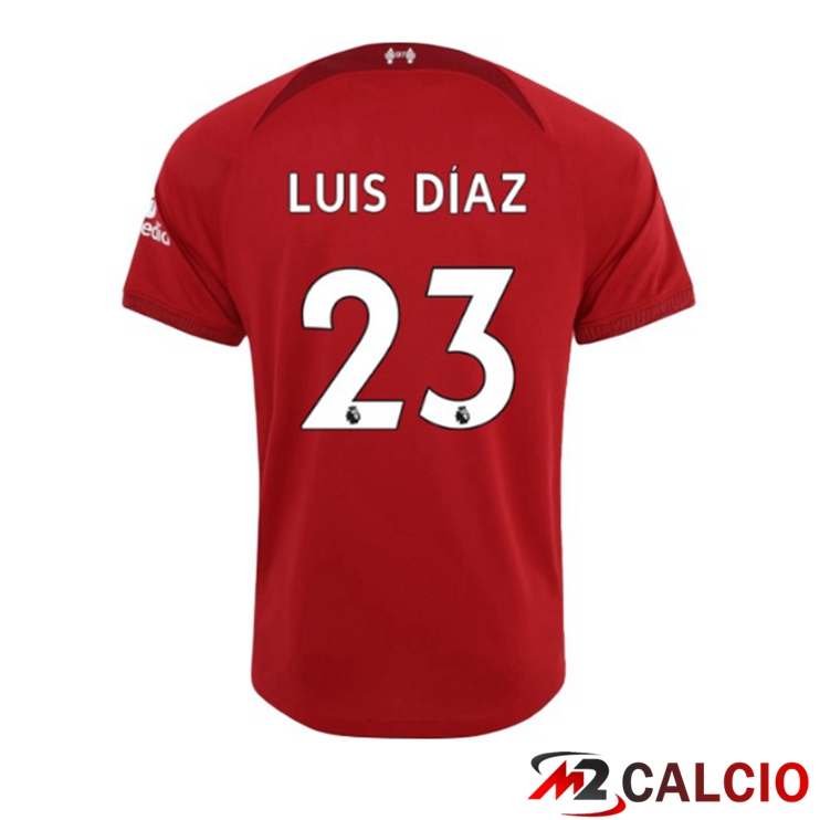 Maglie Calcio FC Liverpool (LUIS DÍAZ 23) Prima Rosso 2022/2023