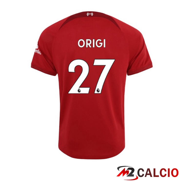 Maglie Calcio FC Liverpool (ORIGI 27) Prima Rosso 2022/2023