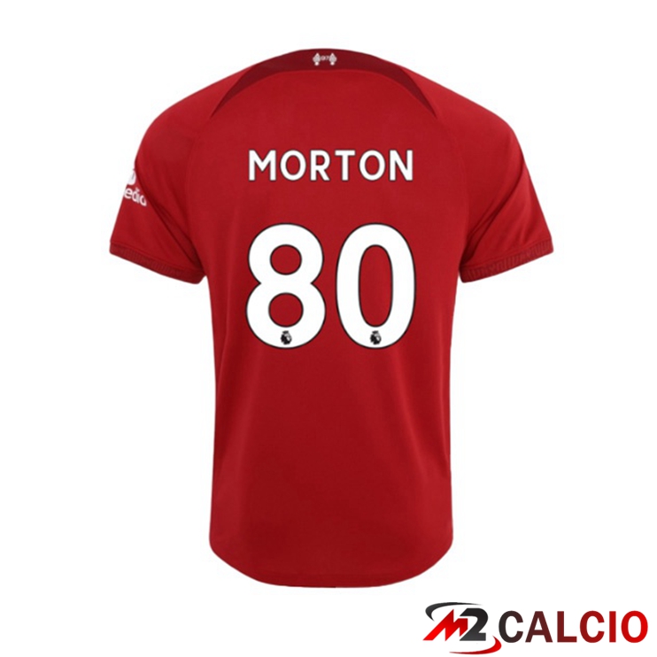 Maglie Calcio FC Liverpool (MORTON 80) Prima Rosso 2022/2023