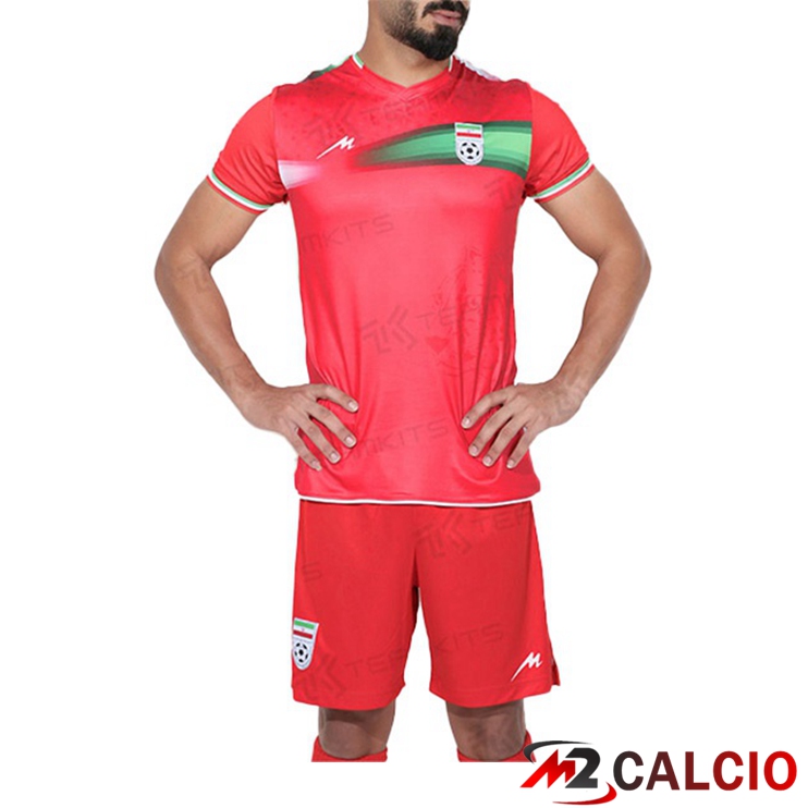 Maglia Nazionale Iran Seconda Rosso Coppa Del Mondo 2022
