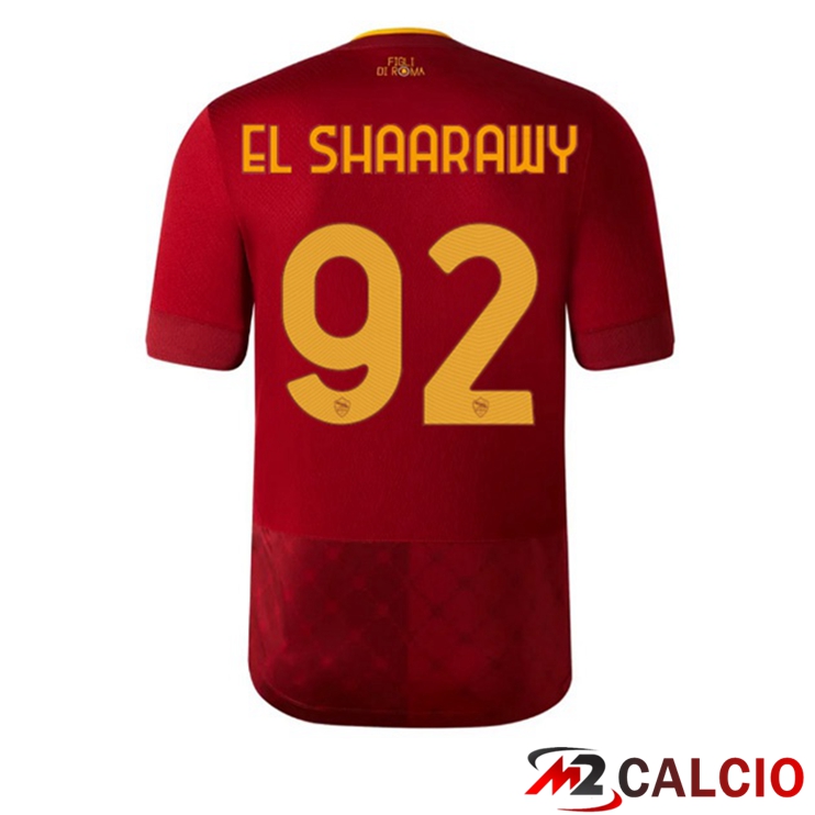 Maglie Calcio AS Roma (EL SHAARAWY 92) Prima Rosso 2022/2023