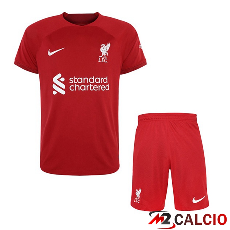 Maglie Calcio FC Liverpool Bambino Prima Rosso 2022/2023