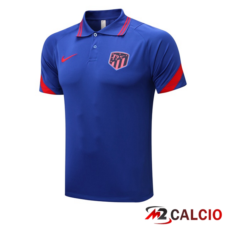 Maglia Polo Atletico Madrid Blu 2022/2023