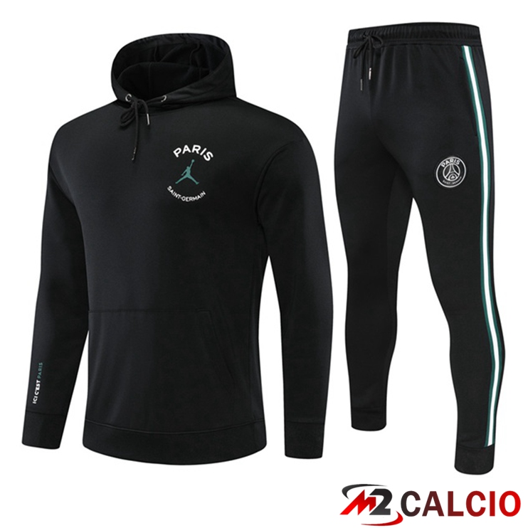 Insieme Giacca Con Cappuccio JORDAN Paris PSG Nero 2022/2023
