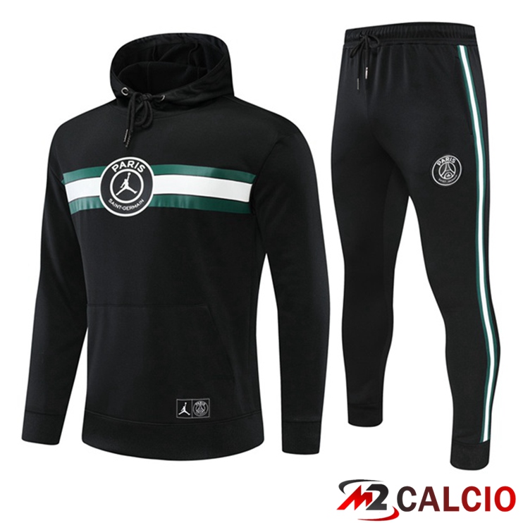 Insieme Giacca Con Cappuccio JORDAN Paris PSG Nero 2022/2023