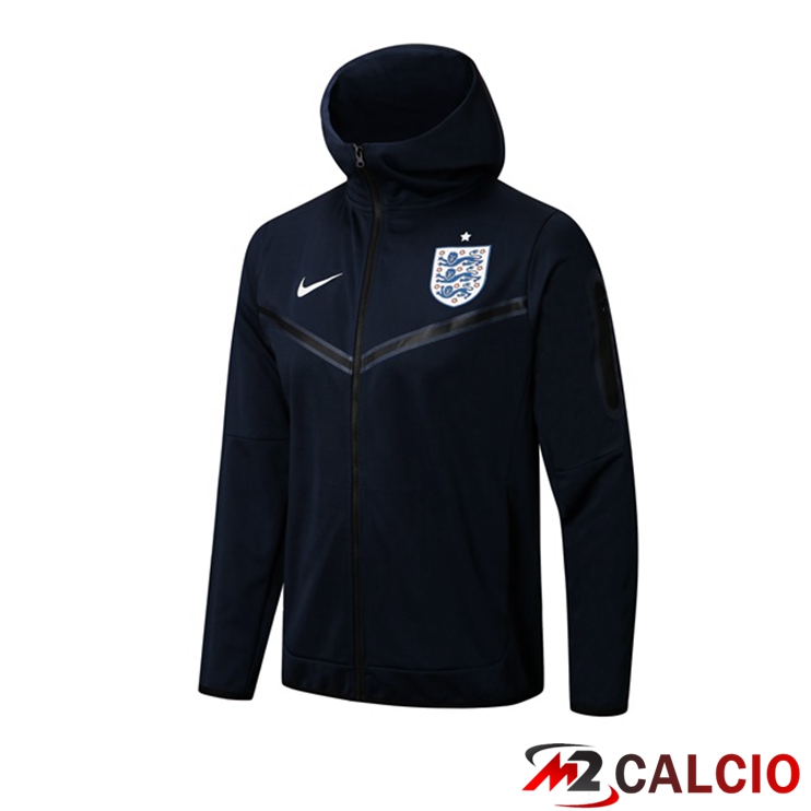 Giacca Con Cappuccio Inghilterra Blu Royal 2022/2023