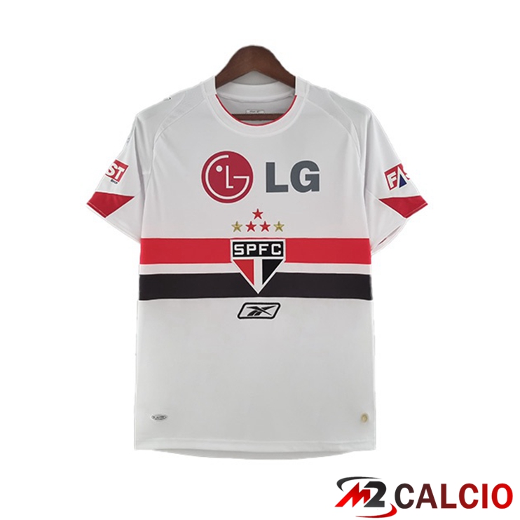 Maglie Calcio Sao Paulo FC Retro Prima Bianco 2006
