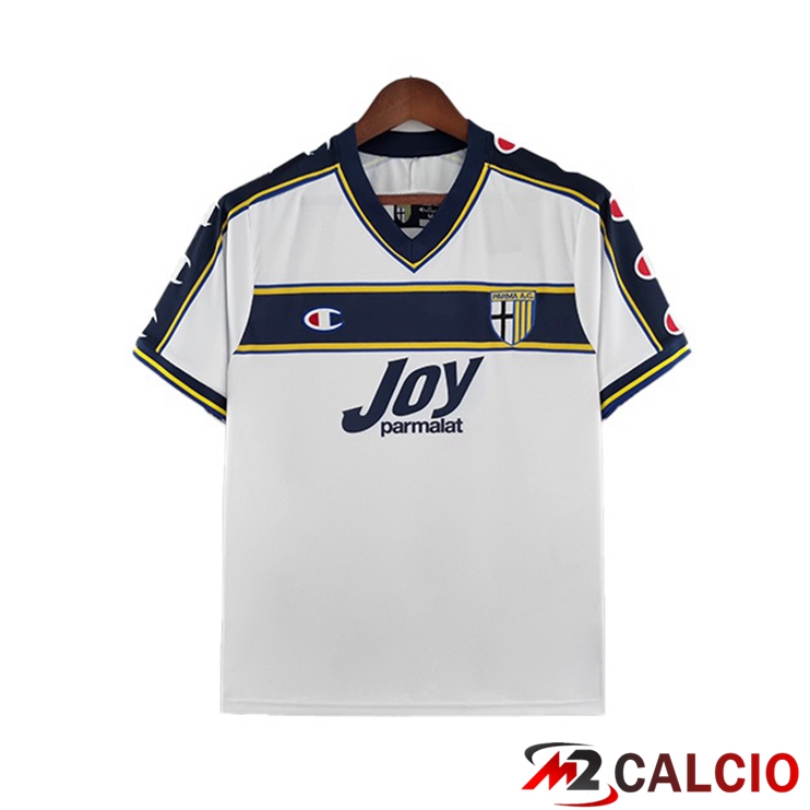 Maglie Calcio Parma Calcio Retro Seconda Bianco 2001-2002