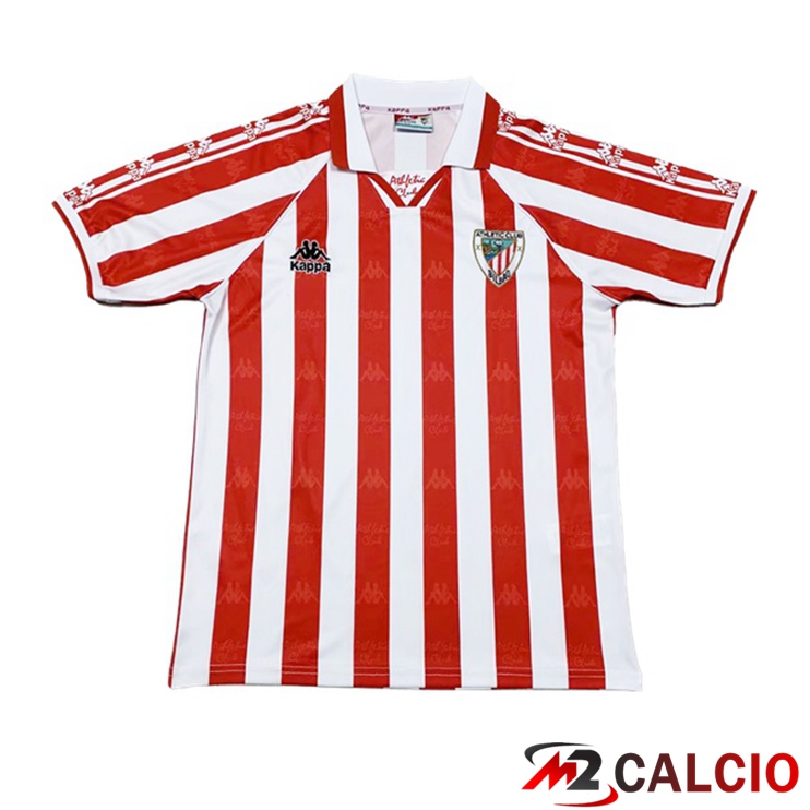 Maglie Calcio Athletic Bilbao Retro Prima Rosso 1995-1997