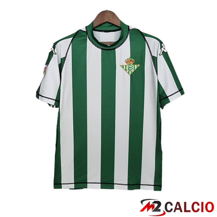 Maglie Calcio Real Betis Retro Prima Verde Bianco 2003-2004