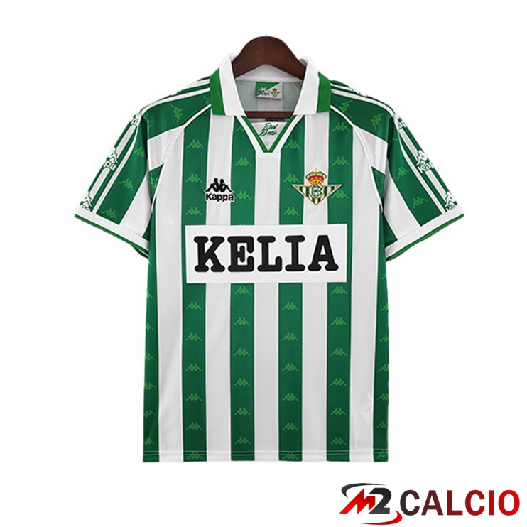 Maglie Calcio Real Betis Retro Prima Verde Bianco 1996-1997