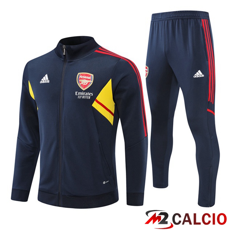 Insieme Tuta Calcio - Giacca Arsenal Blu Reale 2022/2023