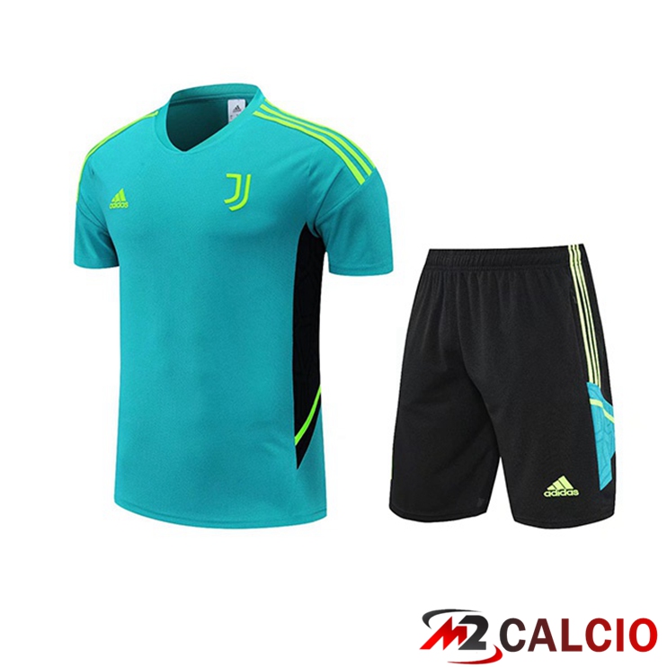 T Shirt Allenamento Juventus + Pantaloncini Verde 2022/2023