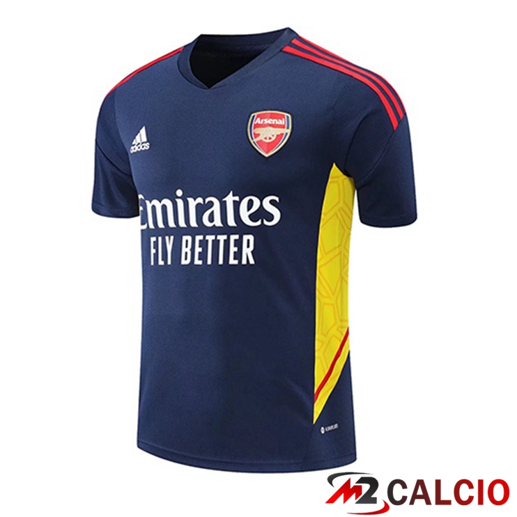 T Shirt Allenamento Arsenal Blu Reale 2022/2023
