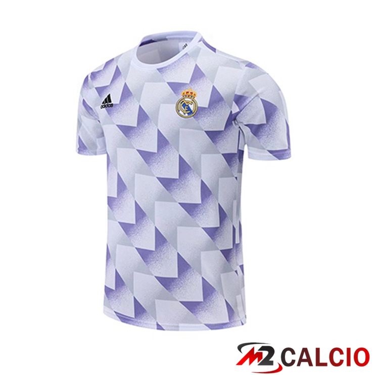 T Shirt Allenamento Real Madrid Bianco Viola 2022/2023