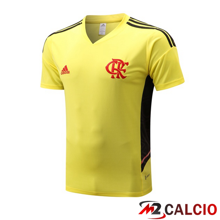 T Shirt Allenamento Flamengo Giallo 2022/2023