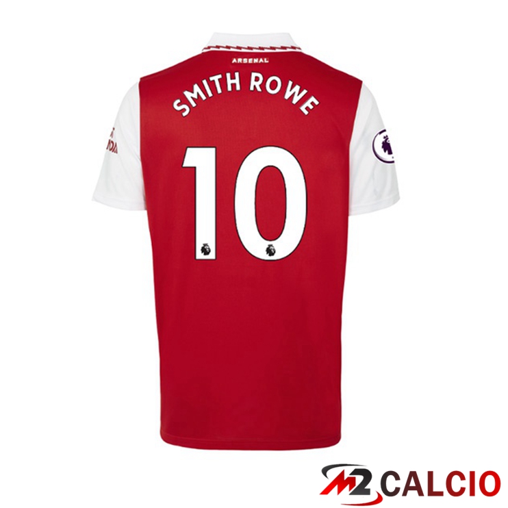 Maglie Calcio Arsenal (SMITH ROWE 10) Prima Rosso Bianco 2022/2023